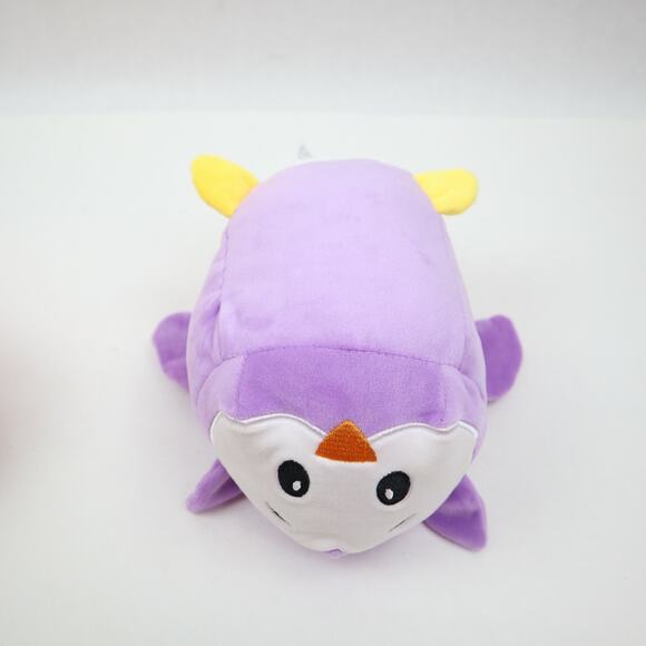 Two 7 Inch Bun Bun Stacking Plushes Purple Barn Owl & Red Bird Cardinal 2017 - Picture 8 of 11